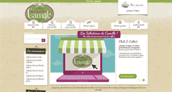 Desktop Screenshot of gourmandisesdecamille.com